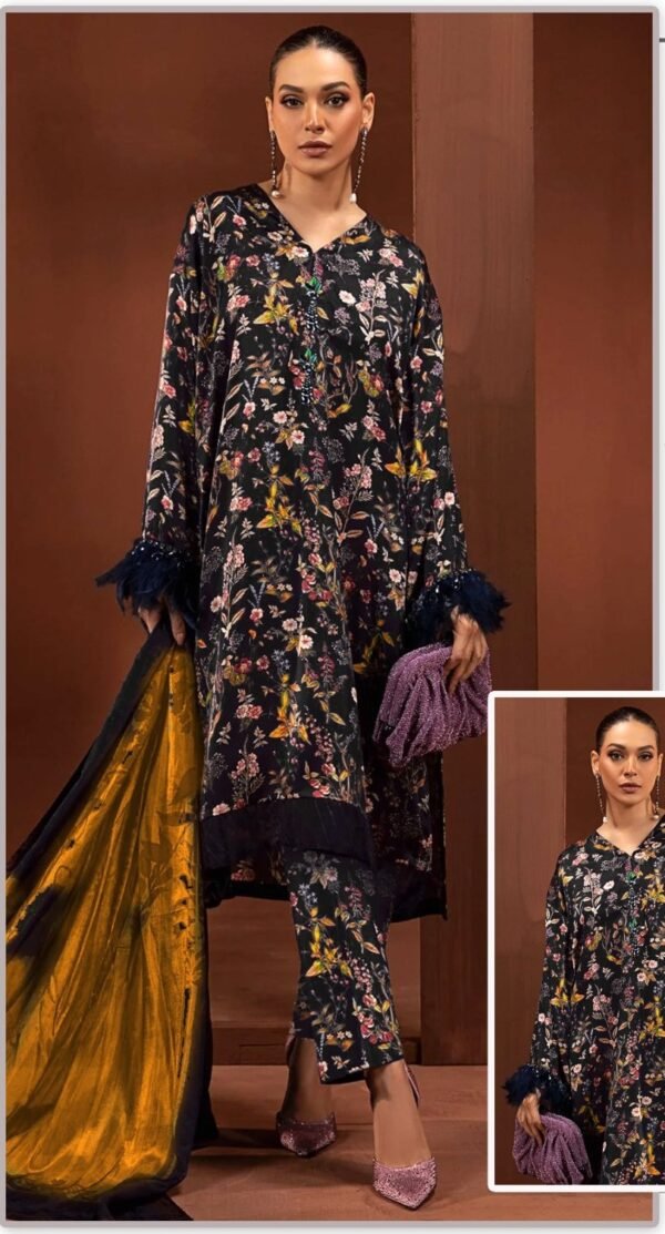 MARIA B Premium Khaddar Suit (2)