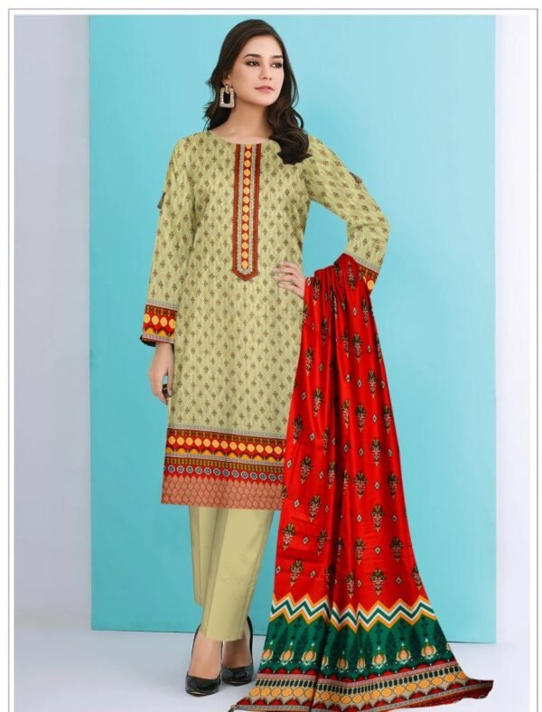 Orient's Digital Printed Linen Suit (2)