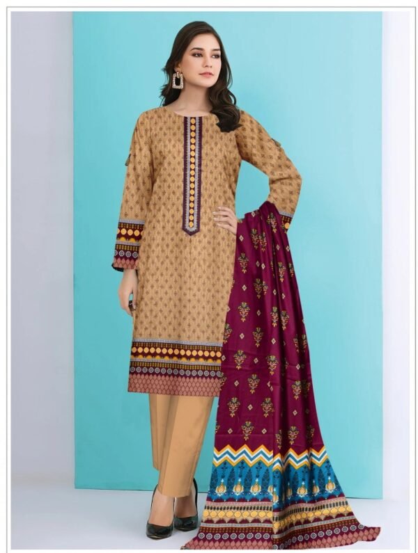 Orient's Digital Printed Linen Suit