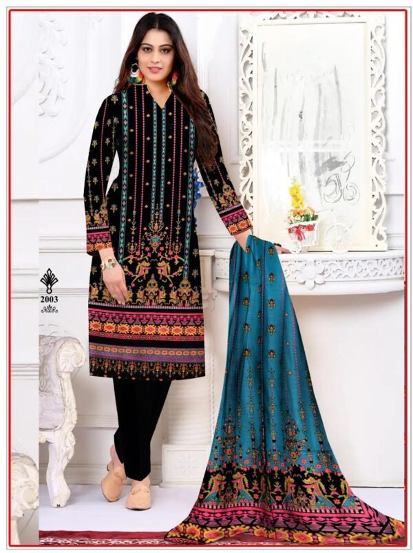 Unstitched Orient's Khaddar Suit